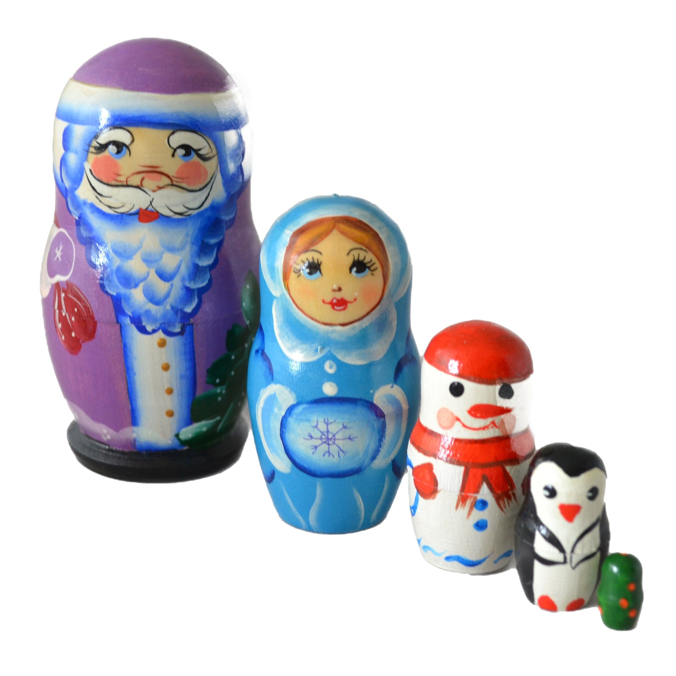 Christmas Characters Matryoshka Doll